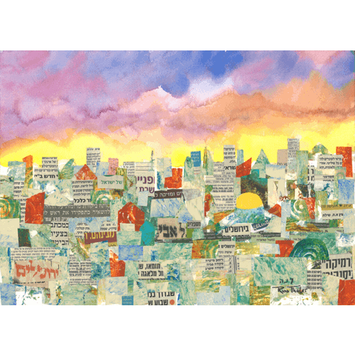 Jerusalem of Gold by Ocean City Artist Rina Thaler