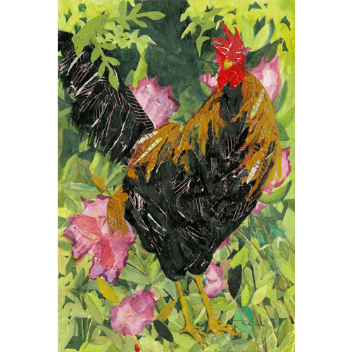 Rooster by Ocean City Artist Rina Thaler